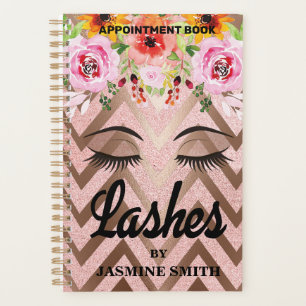 Lashes Rose Parties scintillant or  Floral Rendez-