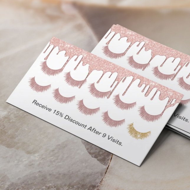 Lashes Salon Rose Gold Tropfen Treue (Von Creator hochgeladen)