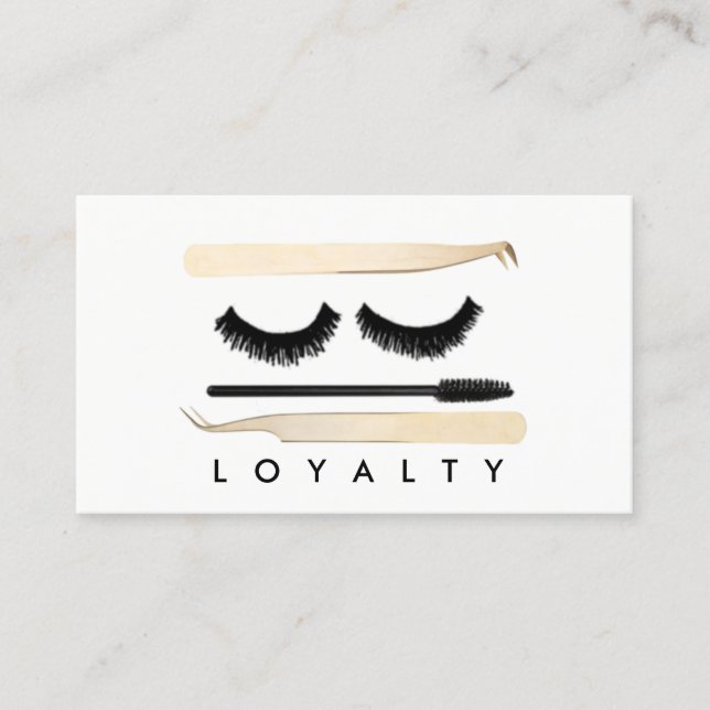LASHLIFE Loyalitäts-Karte Treuekarte (Vorderseite)