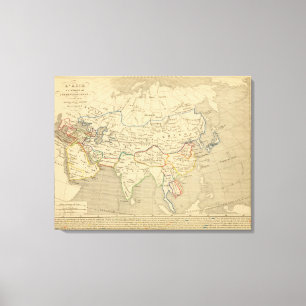 L'Asie, l'an AP 1220 JC Leinwanddruck