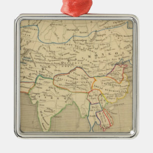 L'Asie, l'an AP 1220 JC Silbernes Ornament