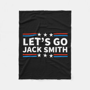 Lass39s Go Jack Smith für Präsident Fun Summer USA Fleecedecke