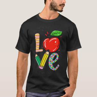 Lass alles, was du in der Lehrerbibel der Liebe ma T-Shirt