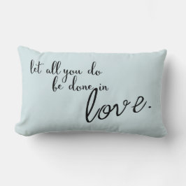 Lass alles, was du in Liebe-Angebot machst Lendenkissen