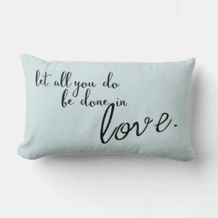 Lass alles, was du in Liebe-Angebot machst Lendenkissen
