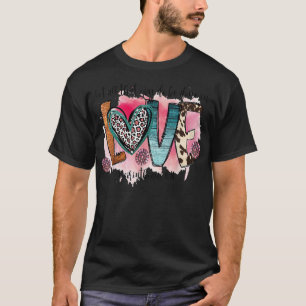 Lass alles, was du in Liebe Western Cowhid getan h T-Shirt