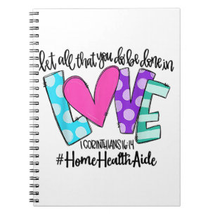 Lass alles, was du in Liebe Zuhause Health Ai mach Notizblock
