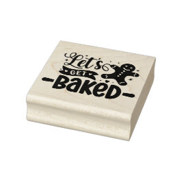 Lass Baked Gingerbread Man Gummistempel