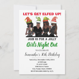 Lass bekommt die "Elfed up Girls"-Nacht vor Weihna Einladung