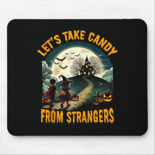 Lass Candy aus Strangers Funny Halloween Spo Mousepad