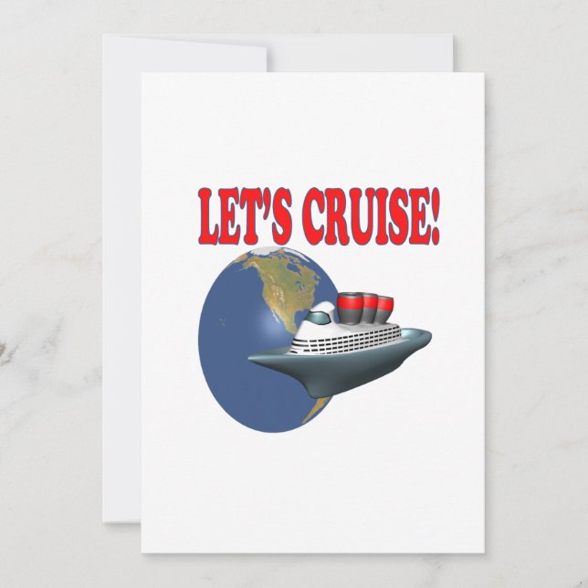 Lass Cruise 2 Einladung (Vorderseite)