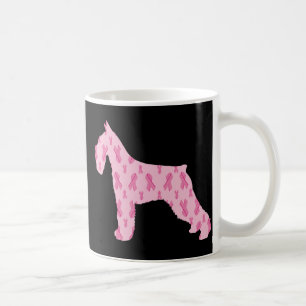 Lass Cure Cancer Ribbon Schnauzer Kaffeetasse