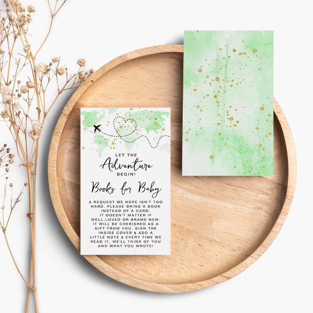 "Lass das Abenteuer an!" Reisekarte Kinderdusche Begleitkarte (Von Creator hochgeladen)