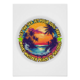 Lass das Meer Set Ihr Soul kostenlos Poster