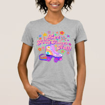 Lass das Rainbow-Skaten-T-Shirt der Good Times Rol