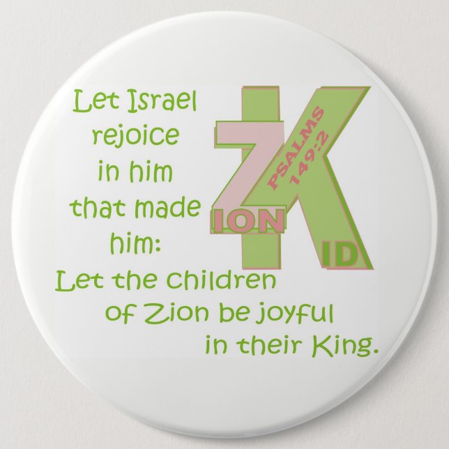 LASS, DASS DIE KINDER IN IHREM KING© BtnENG P Button (Vorderseite)