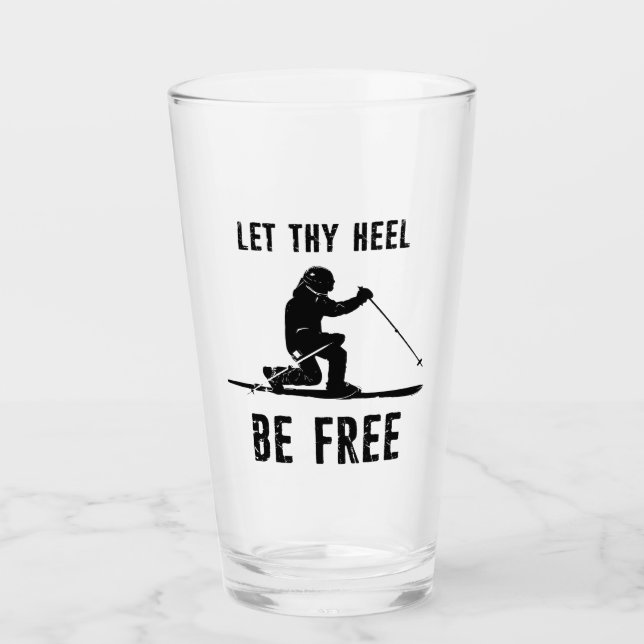 Lass, dass du dich frei bewegen kannst Telemark Sk Glas (Vorderseite)