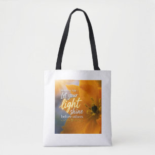 🌞Lass dein Licht leuchten! Inspirierende Schrift Tasche
