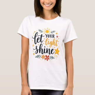 Lass dein Lichtschacht - Bibelverse | Christlich T-Shirt