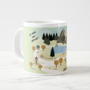 Lass dein Soul atmen Jumbo-Tasse