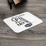 Lass dein Spine-Get-on-Nerves-Business-Logo nicht Mousepad<br><div class="desc">Cooles Chiropraktisches Sprichwort für einen Chiropraktor. Mit der modernen Typografie in Schwarz mit dem Sprichwort "Lass nicht deine Spine auf deine Nerven". Fügen Sie Ihr Firmenlogo hinzu,  indem Sie oben auf die Schaltfläche "Persönlich festlegen" klicken</div>