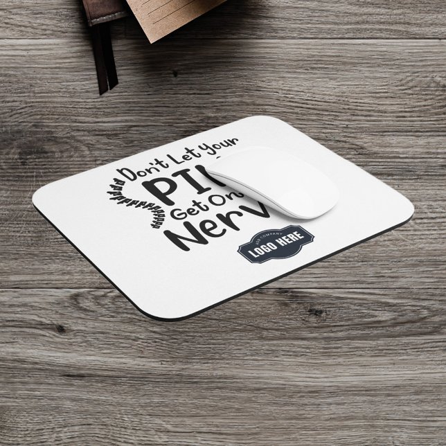 Lass dein Spine-Get-on-Nerves-Business-Logo nicht Mousepad (Business Logo Administrator Mouse Pad)