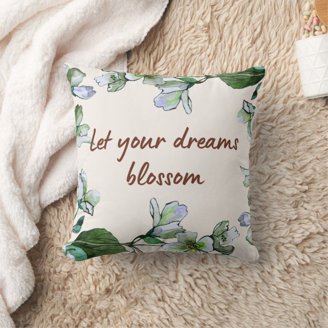 Lass dein Träume Blossom-Kissen Kissen (Decke)