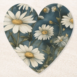 Lass deine Kreativitätsblüte mit einem daisy-Desig Untersetzer