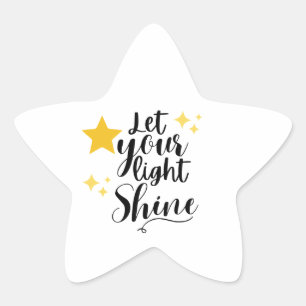 Lass deine Lichtschweißaufkleber Stern-Aufkleber