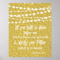 Lass Deine Light Shine KJV Bible Verse