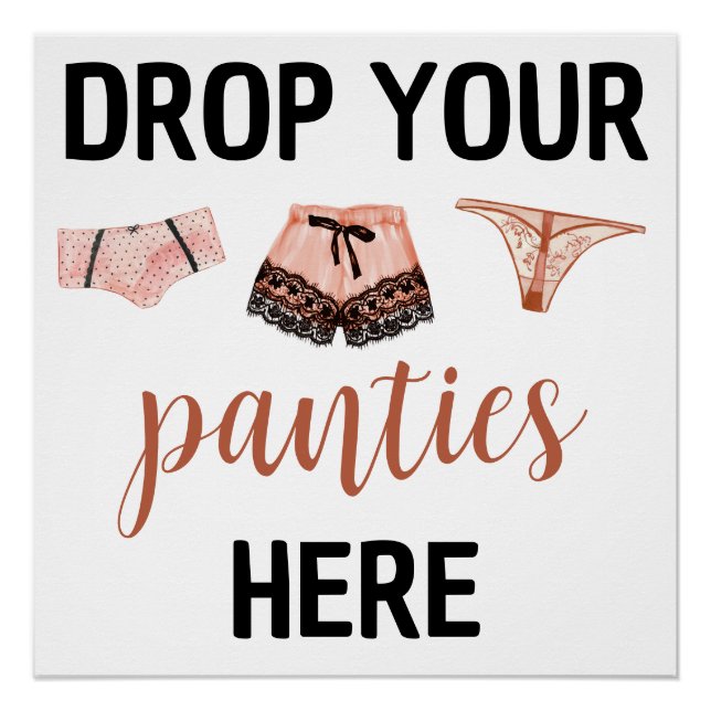 Lass deine Pants hier runter Poster (Vorderseite)