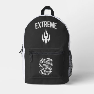 Lass deine Träume deine Flügel sein Bedruckter Rucksack