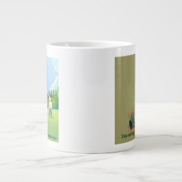 Lass Deine Träume wach werden | Inspirative Tasse. Jumbo-Tasse
