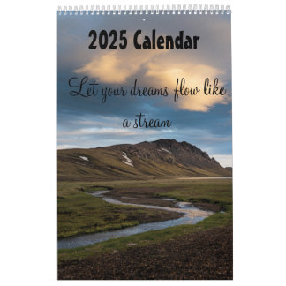 Lass deine Träume wie ein Stream 2025 Kalender