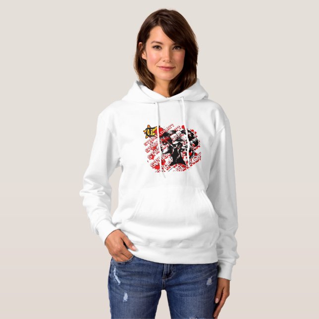 Lass deinen Ausdruck durch deine Mode Hoodie (Vorne ganz)