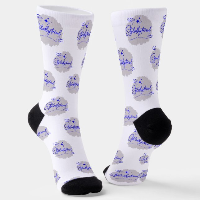 Lass deinen Ausdruck durch deine Mode Socken (Gewinkelt)