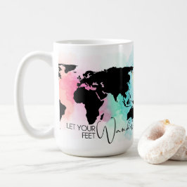 Lass deinen Feet-Wander Kaffeetasse