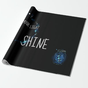 Lass deinen Lichtschacht Geschenkpapier