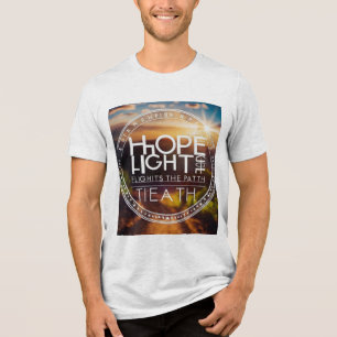 Lass deinen Lichtschacht Tri-Blend Shirt