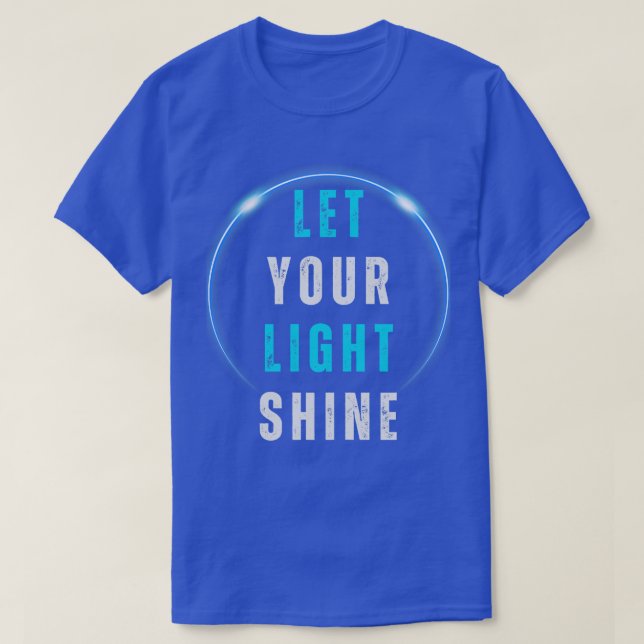 Lass deinen Lichtschein vor Men Matthew 516 Bibel T-Shirt (Design vorne)