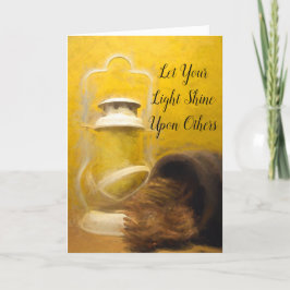 Lass deinen Lichtstrahl Karte