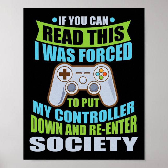 Lass den Controller runter, kehre zurück in die Ge Poster (Vorne)
