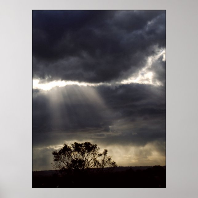 Lass den Lichtschacht. Poster (Vorne)