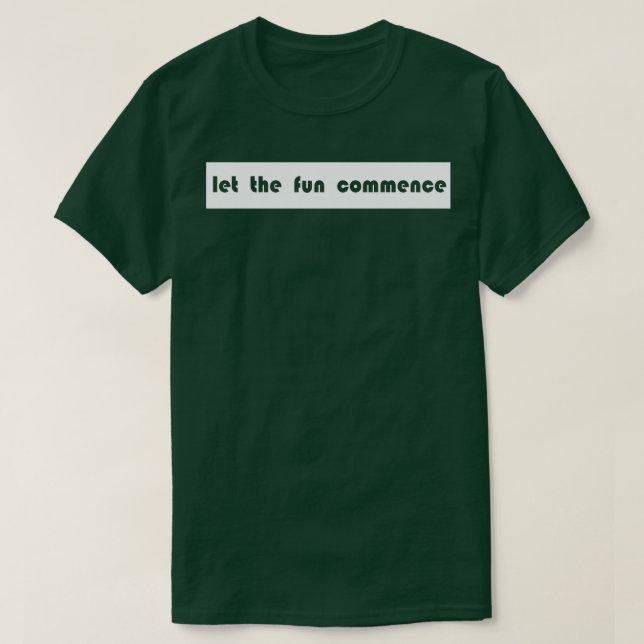 lass den Spaß an T-Shirt (Design vorne)