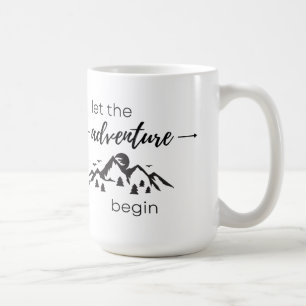 Lass der Abenteuer Begin-Tasse Kaffeetasse