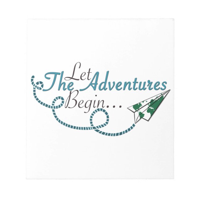 Lass der Abenteuer Notizblock (Vorderseite)