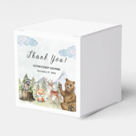 Lass der Adventure Begin Mountain Boy Baby Shower Geschenkschachtel