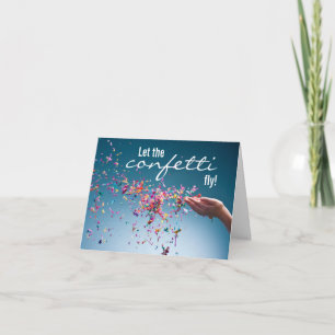 Lass der Confetti Fly Birthday Card Karte