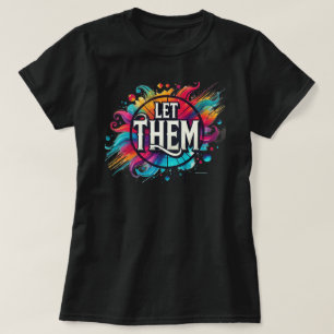 Lass der Farbablagerungen Positive Bilder T-Shirt