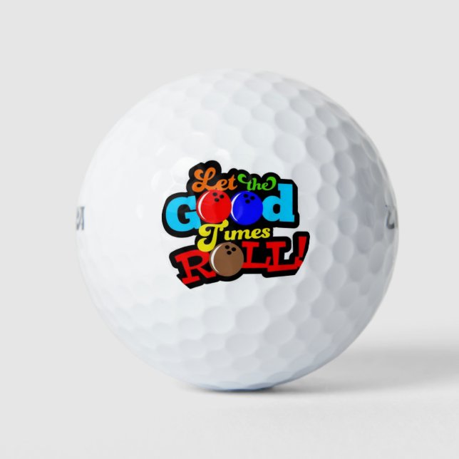 *LASS DER GUTEN ZEITROLL* GOLFBALL (Vorderseite)